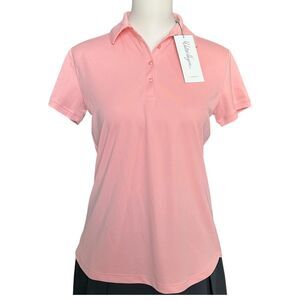 Walter Hagen Women’s Clubhouse Polo Shirt | Rose Thorn | Size S | NWT